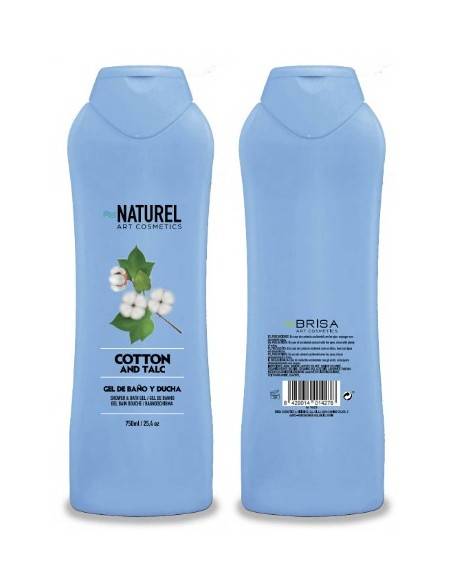 NATUREL-X12-GEL-DE-DUCHA-COTTON ET TALC-grossiste-gel-de-douche