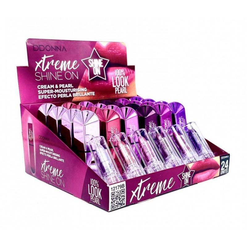 Grossiste Pack de 24 Rouge à lèvres Xtreme Shine