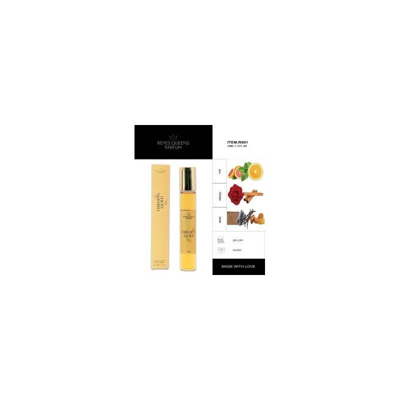 Eau De Parfum Femme Fine Gold 999.9 - Flacon 100 Ml, Parfum Générique Neuf Et élégant