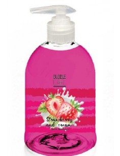 SAVON-FRAISE CHANTILLY-BUBBLECARE-grossiste-parfum-corporel