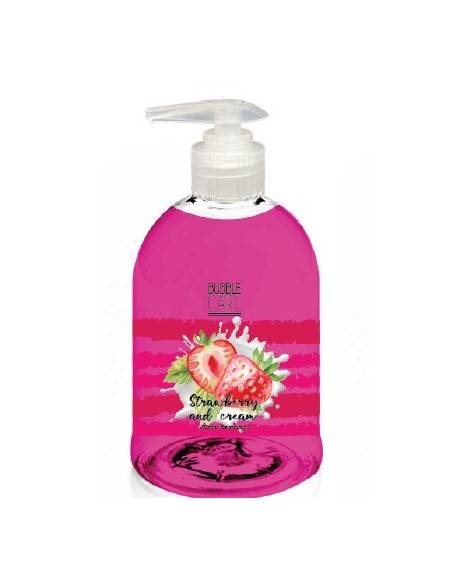 SAVON-FRAISE CHANTILLY-BUBBLECARE-grossiste-parfum-corporel