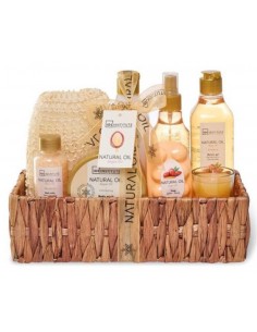 Grossiste COFFRET NATURAL OIL PANIER EN OSIER "