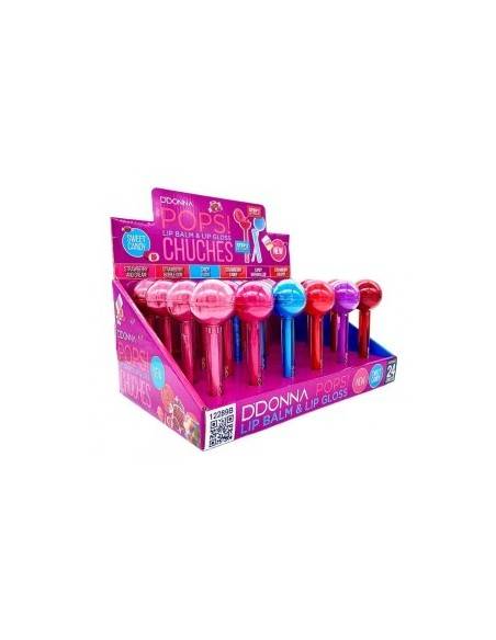 Grossiste PACK DE 24 GLOSS & LIP BALM POPS! -