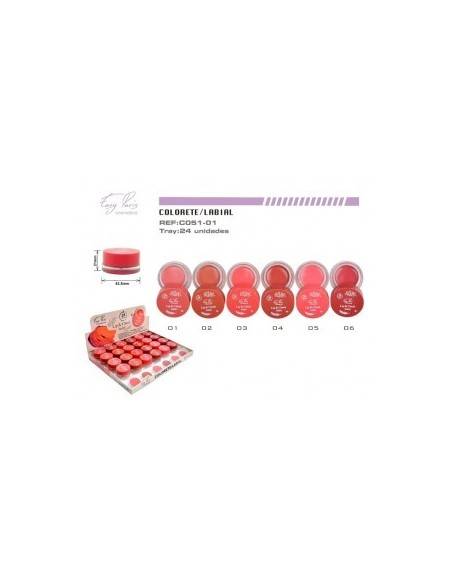 Grossiste PACK DE 24 BAUME LÈVRES BLUSH 24H -