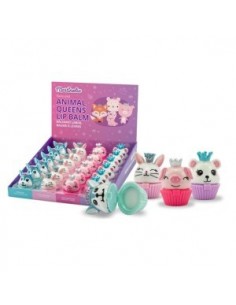 Grossiste PACK DE 24 BAUME À LÈVRES ANIMAL QUEEN