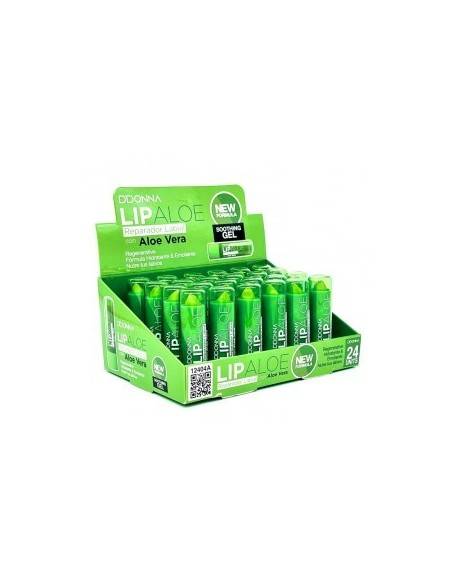 Grossiste PACK DE 24 BAUME À LÈVRES ALOE VERA -