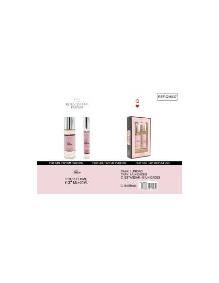 MON AMOUR SET EAU DE PARFUM DE 37 ML + 20 ML POUR FEMME REYES QUEENS