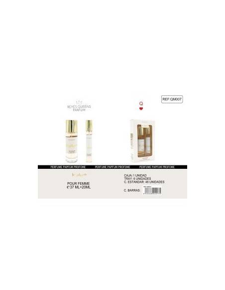 LE'ADORO SET EAU DE PARFUM DE 37 ML + 20 ML POUR FEMME REYES QUEENS