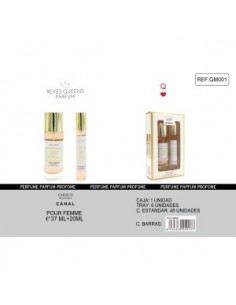 CHOCO CANAL SET EAU DE PARFUM DE 37 ML + 20 ML POUR FEMME REYES QUEENS