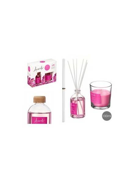 Grossiste COFFRET MIKADO ORCHIDÉE 100ML. + BOUGIE