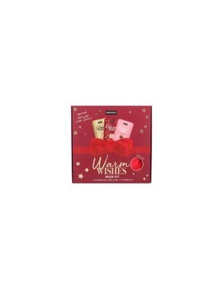 Grossiste COFFRET 3 MASQUES+BANDEAU WARM WISHES