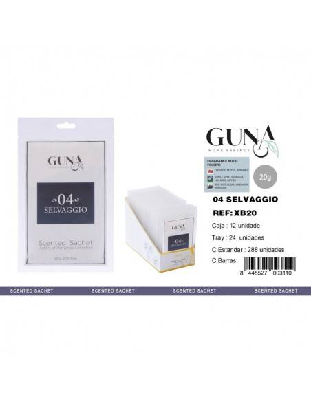 GUNA-SELVAGGIO-parfum-generique-Pack de 24 Sachets armoire