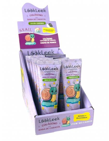 LOOKLOOK-CREME-Baveescargot-PACK-parfum-generique-Pack de 12