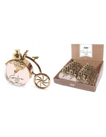 AQC fragances- GO LOVE-CAJA-parfum-generique-Présentoir de 12
