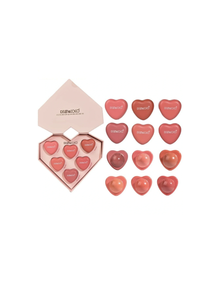 -parfum-generique-SET LIPGLOSS + BLUSH 2 IN 1 COEUR - KEVIN &