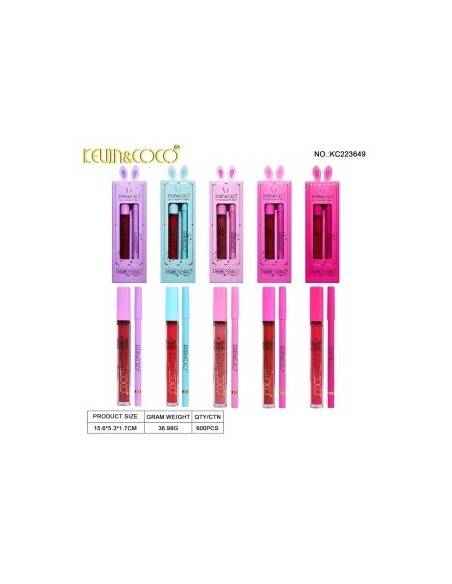 -parfum-generique-PACK DE 10 - LIPGLOSS + LIPLINER HAPPY CASTER