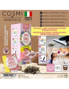 -COSMI-PACK DE 25 GRANULES PARFUMÉES FLORAL MULTIUSAGES 35gr -