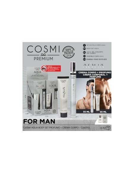 -COSMI-SET EAU DE TOILETTE AQUA 35ML + BODY MILK 35ML - COSMI