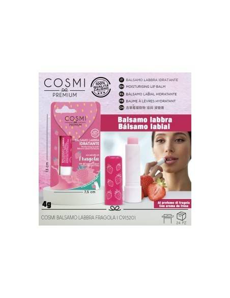 -COSMI-BAUME À LÈVRES FRAISE 4GR - COSMI