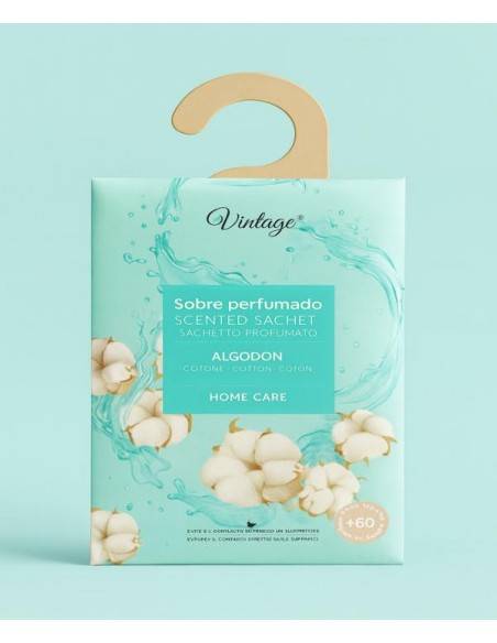 Sachets-armoire-COTTON-cosmetiques-Pack de 12 Sachets armoire