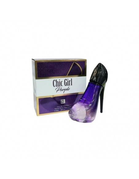 GROSSISTE-EAU DE PARFUM CHIC GIRL PURPLE POUR FEMME 100ML - BN