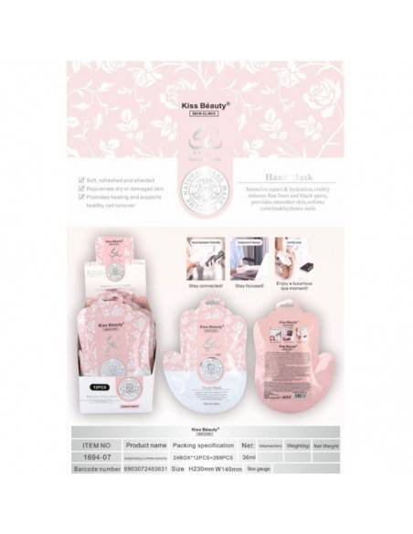 GROSSISTE-PACK DE 12 MASQUES POUR LES MAINS ESENCIA ARABE -