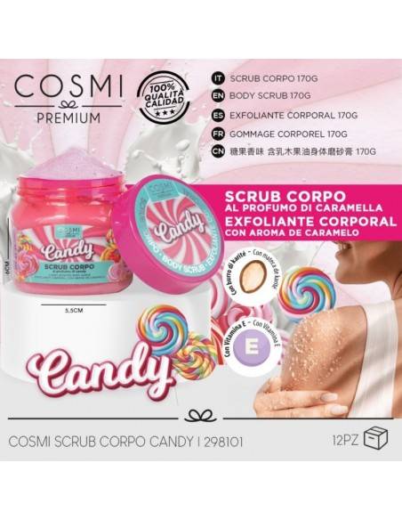 GROSSISTE-GOMMAGE CORPOREL CANDY 170GR - COSMI