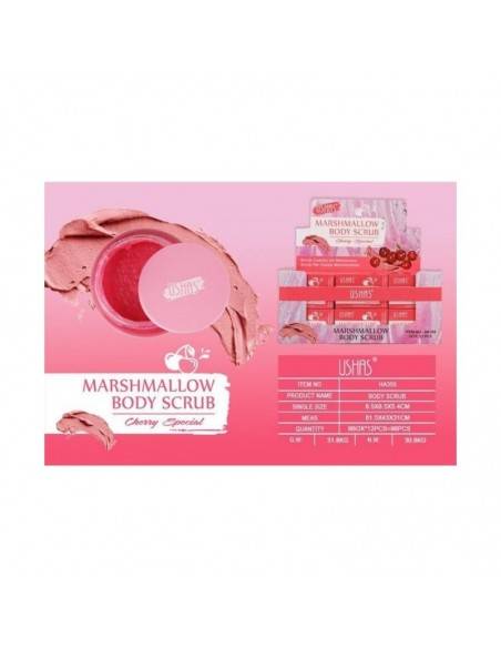 GROSSISTE-GOMMAGE CORPS MARSHMALLOW CRERRY SPECIAL 250ML - USHAS