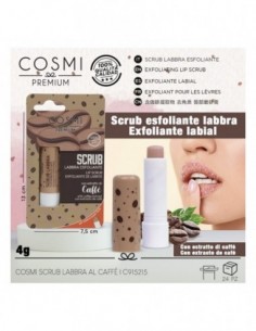 GROSSISTE-GOMMAGE À LÈVRES AU CAFÉ 4GR - COSMI
