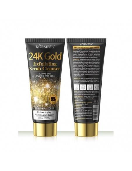 LIMPIADOR FACIAL EXFOLIANTE 24K 100ML - KORMESIC