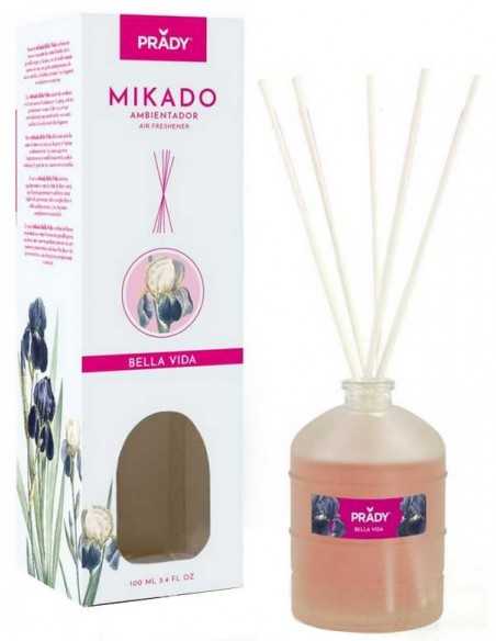grossiste prady parfum - MIKADO "BELLA VIDA" PARFUM D'AMBIANCE PRADY - 100 ML - MIKADO -. PRADY PARFUMS