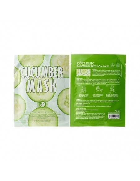 MASCARILLA FACIAL PEPINO 25GR -(0.59€ UNIDAD) PACK 6 KORMESIC