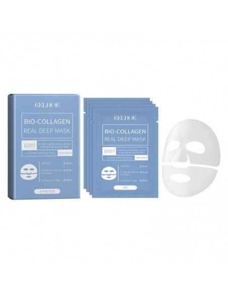 MASCARILLA FACIAL BIO-COLLAGEN (0.85€ UNIDAD) PACK 4 EELHOE