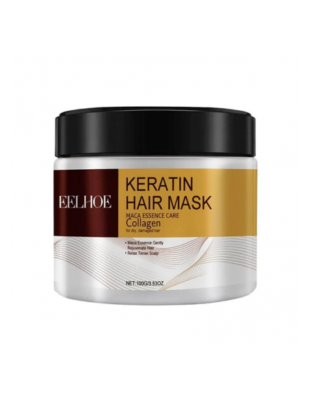 MASCARILLA PARA EL CABELLO CON ESENCIA DE MACA Y KERATINA 100ML - EELOHE