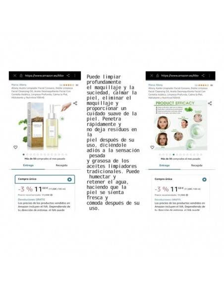 ACEITE LIMPIADOR FACIAL CENTELLA PURA 100ML - EELHOE