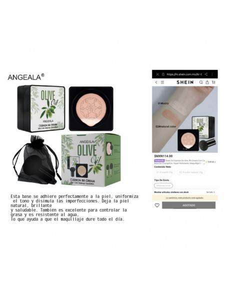 BASE DE MAQUILLAJE BB OLIVA OIL CORRECTORA Nº2 13GR - ANGEALA