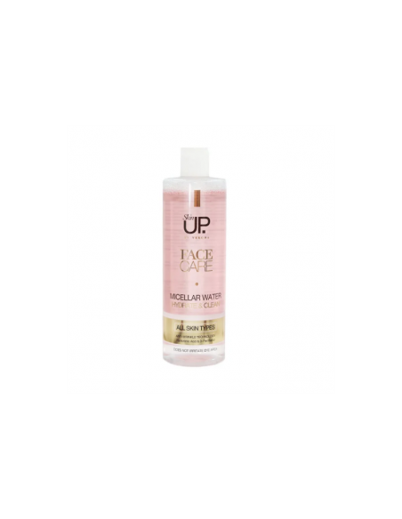 SKIN UP AGUA MICELAR CON ÁCIDO HIALURÓNICO Y D-PANTENOL 400ml - VOLLARE