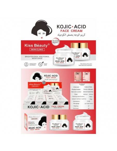 CREMA FACIAL DE ACIDO KOJICO 50ML - KISS BEAUTY