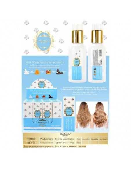 grossiste-parfum-beauté-HUILE CAPILLAIRE MILK WHITE 100ML -