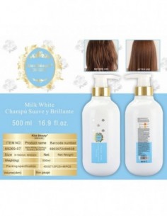 grossiste-parfum-beauté-Shampoing doux et brillant MILK WHITE