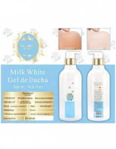 grossiste-parfum-beauté-GEL DOUCHE AU MILK WHITE 550ML - KISS