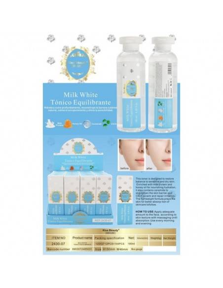 grossiste-parfum-beauté-TONIQUE VISAGE ÉQUILIBRAGE MILK WHITE