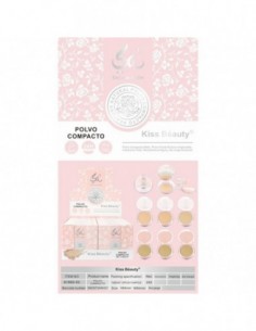 grossiste-maquillage-PACK DE 12 POUDRE COMPACTE 3 COULEURS ARAB