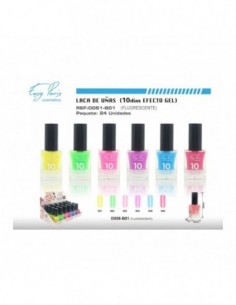 grossiste-maquillage-PACK DE 24 VERNIS A ONGLES EFFET GEL 10