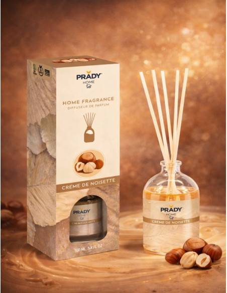 Mikado "CRÈME NOISETTES" parfum ambiance Prady -
