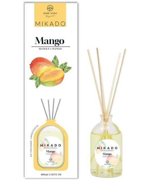 MIKADO "MANGUE" PARFUM D'AMBIANCE DE NATURMAIS - 100 ML