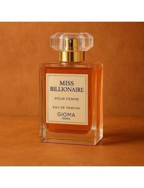 Eau de parfum Miss Billionaire pour femme 100ml Gioma - Produit professionnel