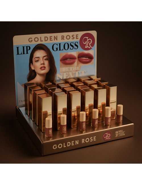 Lipgloss Matte Color Beauty 24H Pack 24 Rose Qodien