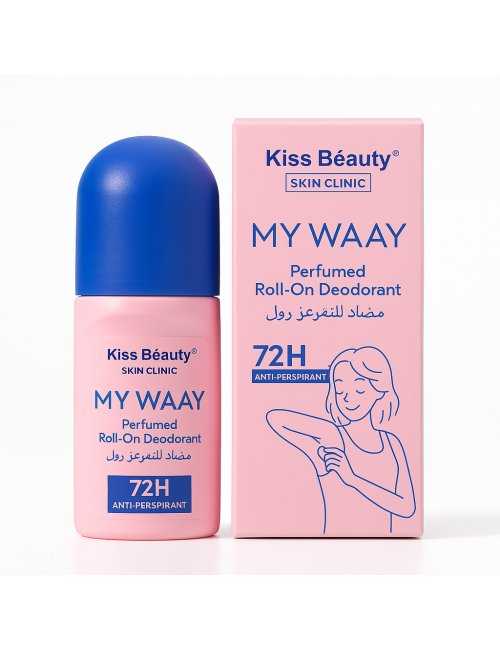 Déodorant Roll-On My Waay 72H 50ml - Pack 12 Kiss Beauty