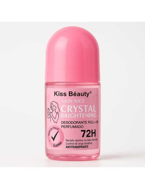 Déodorant Crystal Éclaircissant 72H 50ml Pack 12 Kiss Beauty